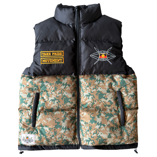 First Nations Aboriginal Puffer Vest (PRE-ORDER)