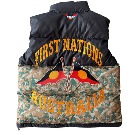 First Nations Aboriginal Puffer Vest (PRE-ORDER)