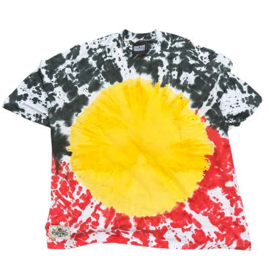 ABORIGINAL TIE DYE TEE - ADULTS.