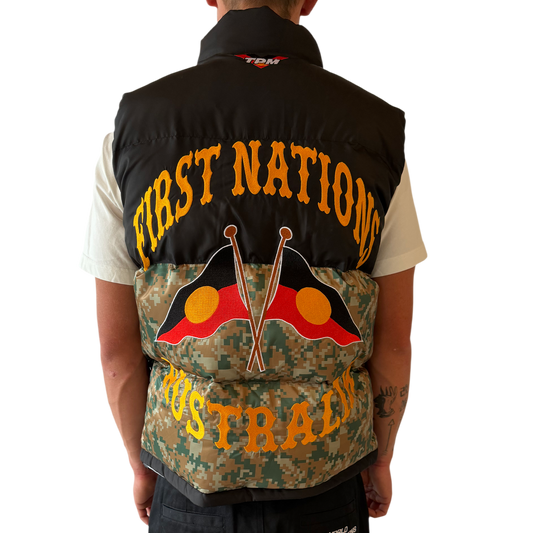 First Nations Aboriginal Puffer Vest (PRE-ORDER)