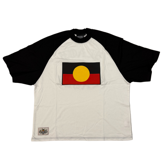 BLACK X DEADLY™ FLAG RAGLAN TEE