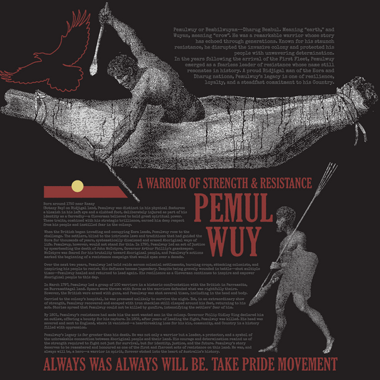 PEMULWUY TEE – LIMITED RELEASE
