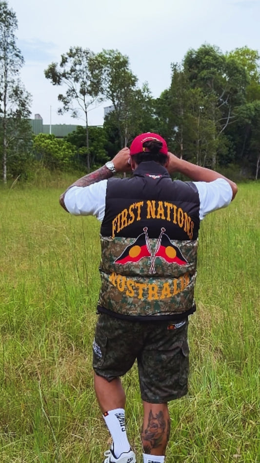 First Nations Aboriginal Puffer Vest (PRE-ORDER)